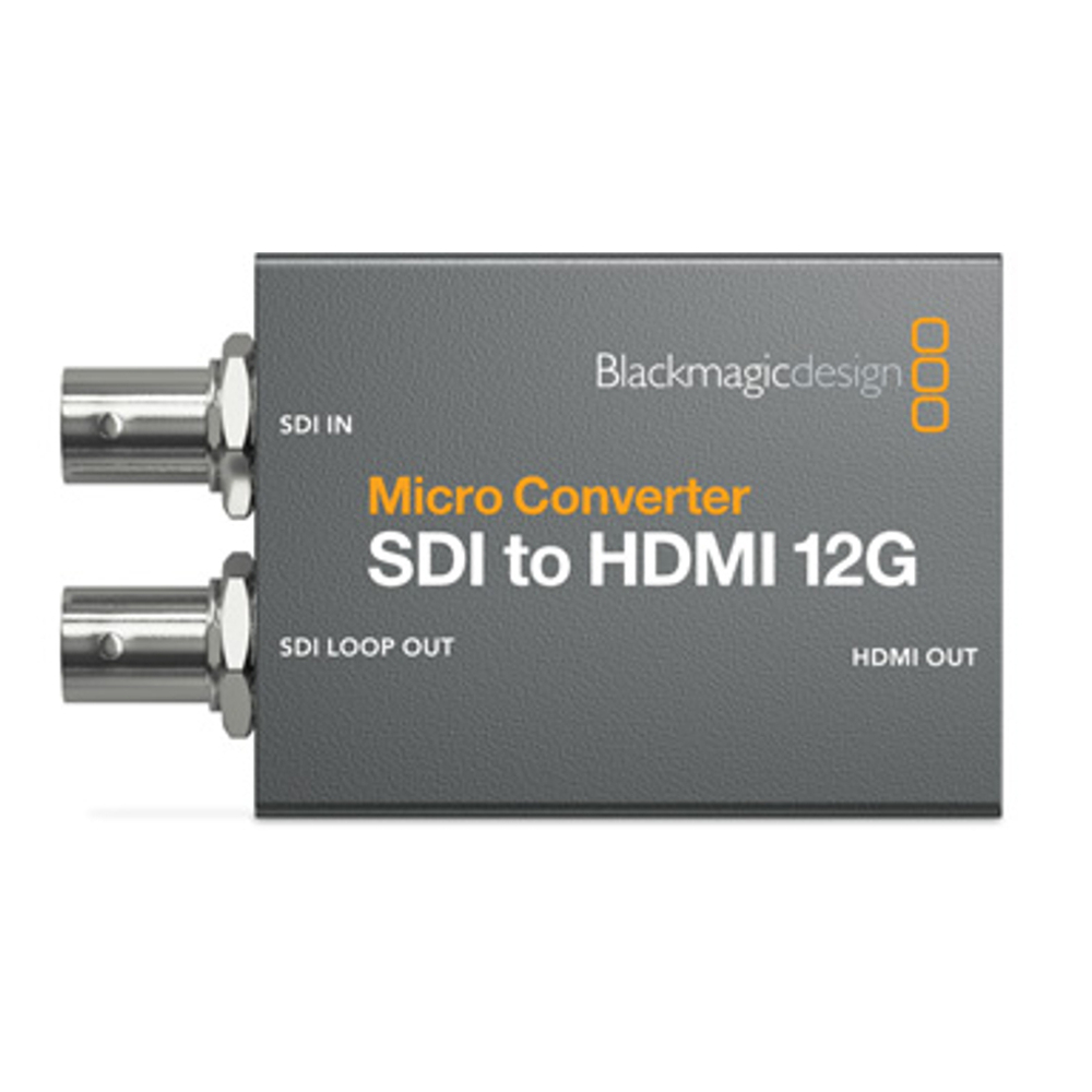 Микро-конвертер Blackmagic Micro Converter SDI to HDMI 12G PSU