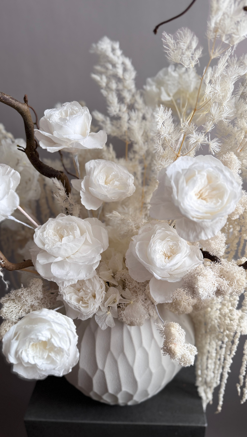 Композиция в кашпо Скабиоза