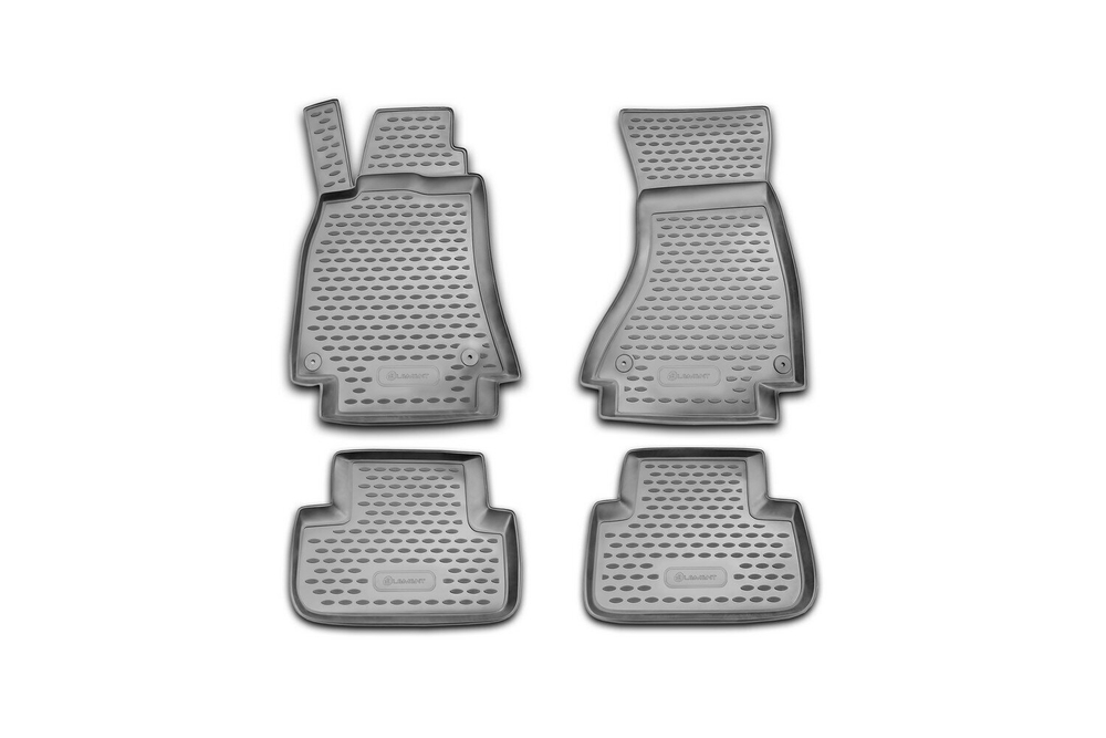 Коврики в салон для AUDI A-4 B8, 2007-2015, АКПП, 4 шт. (полиуретан) арт.NLC.04.09.210