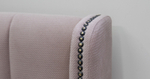 Мелисса (180)Кровать двойная арт. Тори 45 велюр (ява (пыльная роза))
