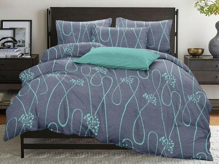 Комплект постельного белья 1.5 сп БЯЗЬ "5914.02" (нав. 70х70 или 50х70)