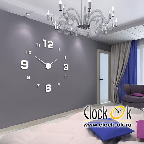 Настенные 3D часы Hi Tech