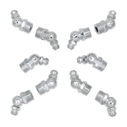 Пресс-масленка 10мм угловая (45град.), комплект 10 шт. Forsage F-GN-01-45-10MM