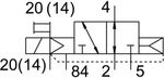 VMPA2-M1H-W-PI Распределитель с электроуправлением