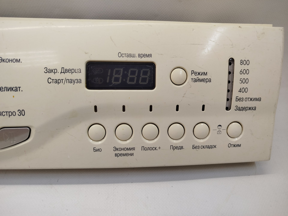 430 Силовой модуль и панель индикации в сборе для стиральной машины LG WD-80150 N / 6871EC1085d б/у