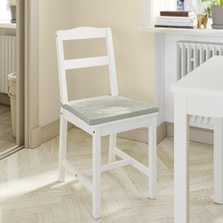 IKEA JUSTINA  (ИКЕА ЙУСТИНА)  -  Подушка для стула, светло-зеленая, 42/35x40x4 см
