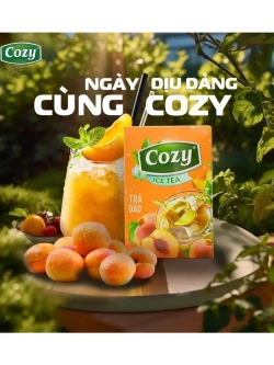 Растворимый вьетнамский чай со вкусом персика 240 г