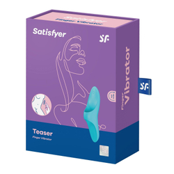 Бесшумный вибромассажер Satisfyer Teaser, нежно-голубой