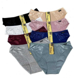 [m]Трусы х/б бок сетка низ.посадка 9124