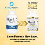 California Gold Nutrition, витамин C, Quali®-C, 1000 мг, 365 растительных капсул
