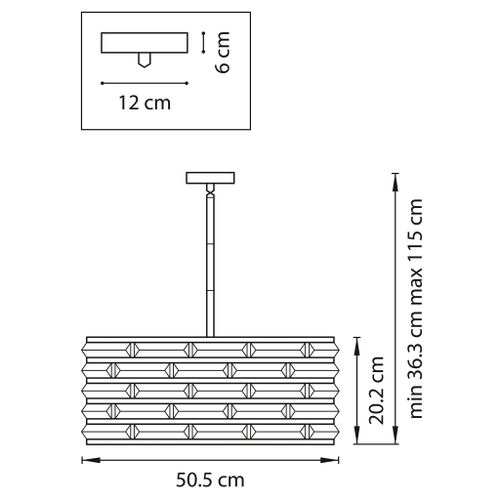 Подвесная люстра Amerigo Lightstar 746068
