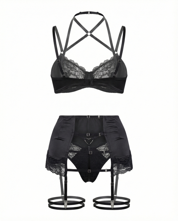 Гартеры к комплекту Селин Black