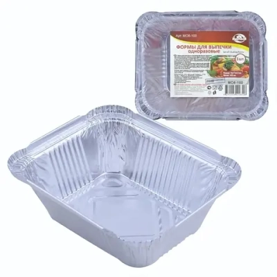 Форма для выпечки 490мл 3шт 14*11*4,5см МО8-100