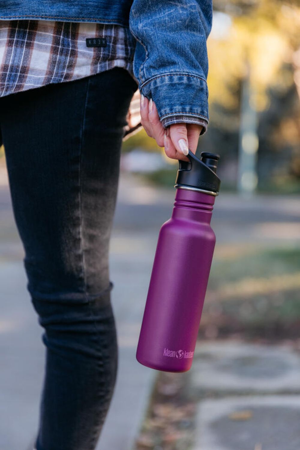 Бутылка Klean Kanteen Classic Narrow Sport 18oz (532 мл) Purple Potion