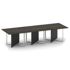 Shift Стол переговорный, тройной, прямоугольный SK.SP-KV-110-3 Дуб Мали/Антрацит 3300*1100*753