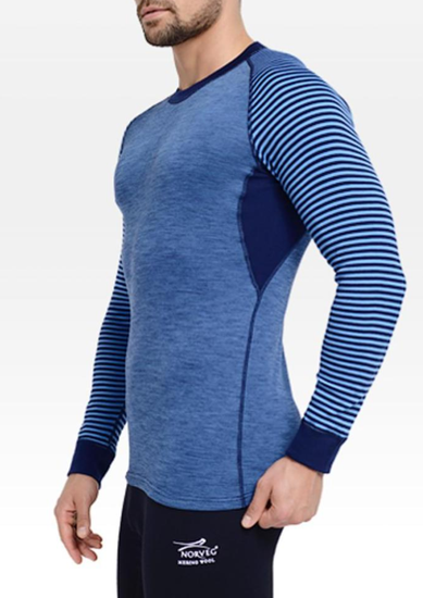 Термобелье мужское футболка Norveg  с длинным рукавом 14CCM1RL