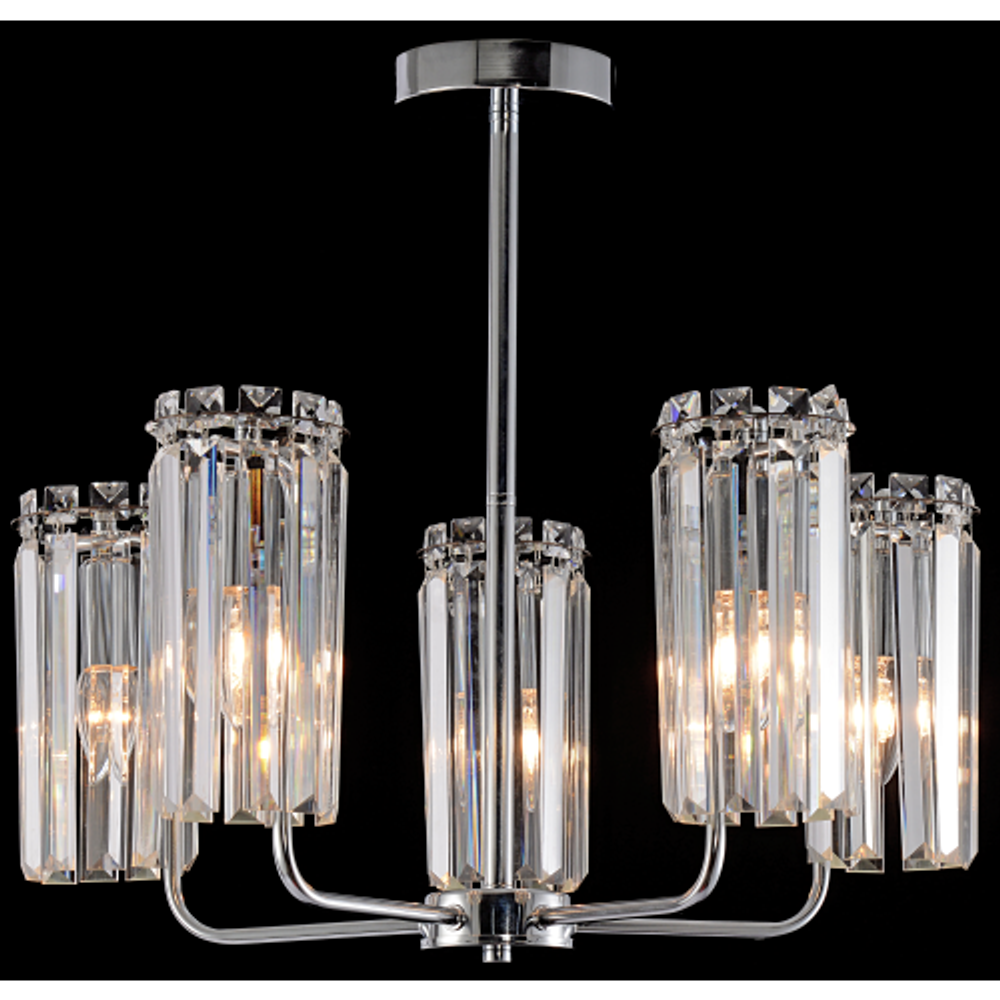 Люстра Rivoli Ifa 1063-305 5хЕ14 40 Вт хрусталь | Rivoli