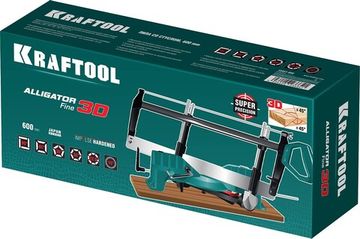 KRAFTOOL Alligator 3D, 600 мм, стусло прецизионное поворотно-наклонное (15451-600)