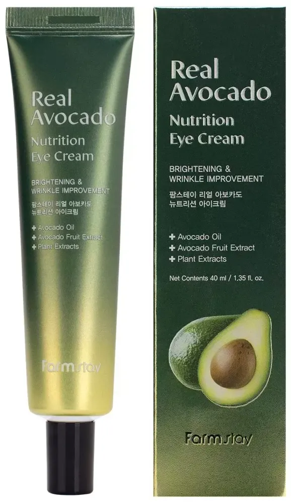 Крем для век с маслом авокадо FARMSTAY Real Avocado Nutrition Eye Cream 40 мл