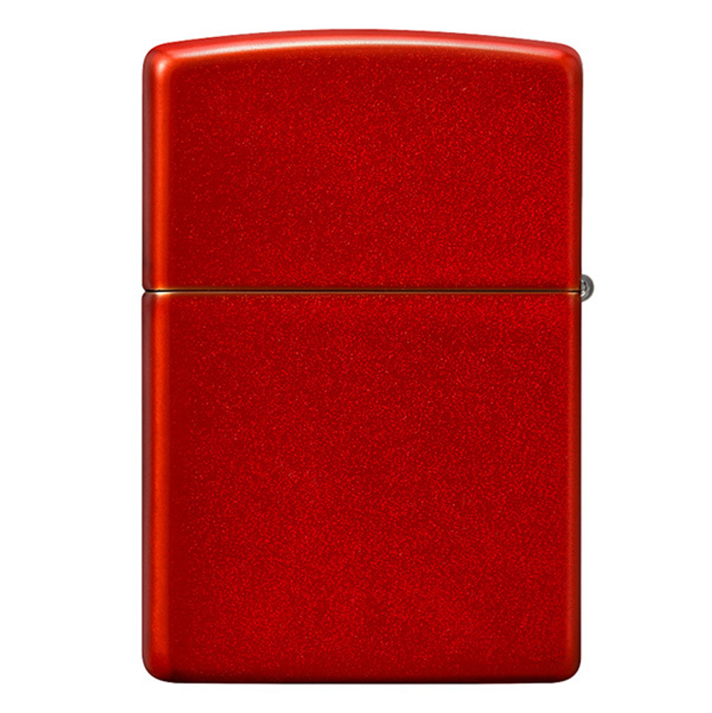 Зажигалка Zippo Classic с логотипом и покрытием Metallic Red