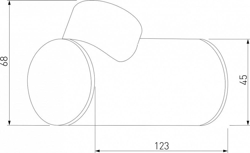 Накладной светильник Elektrostandard Ray a056371