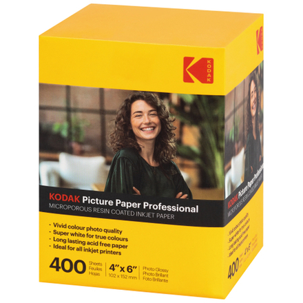 Фотобумага Kodak KB46400SL для струйной печати 4х6 Inkjet Paper Lustre 260 gsm 400 листов