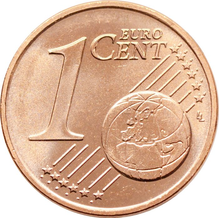 1 евроцент 2014 Латвия (1 euro cent)