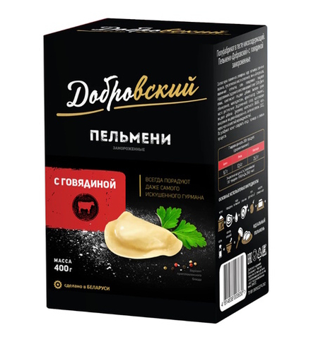 Пельмени "Добровский" с говядиной 400г. Провит
