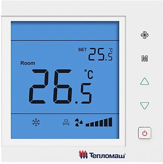 Настенный фанкойл до 8 кВт Тепломаш КЭВ-14Ф4,5ПМ — (1)