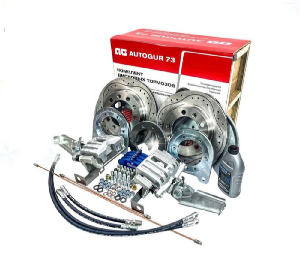 Дисковые тормоза с перфорированными дисками УАЗ 3163 Патриот с 2013 г. (с электронной РК) задний мост