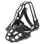 Намордник Triol силиконовый с нейлоновым ремешком №6, 100х65х155 мм