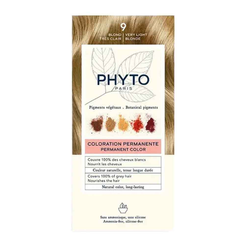 PHYTOSOLBA ФИТО крем-краска для волос тон 9 Очень светлый блонд Phyto Phyto Color Permanent coloration 50/50/12