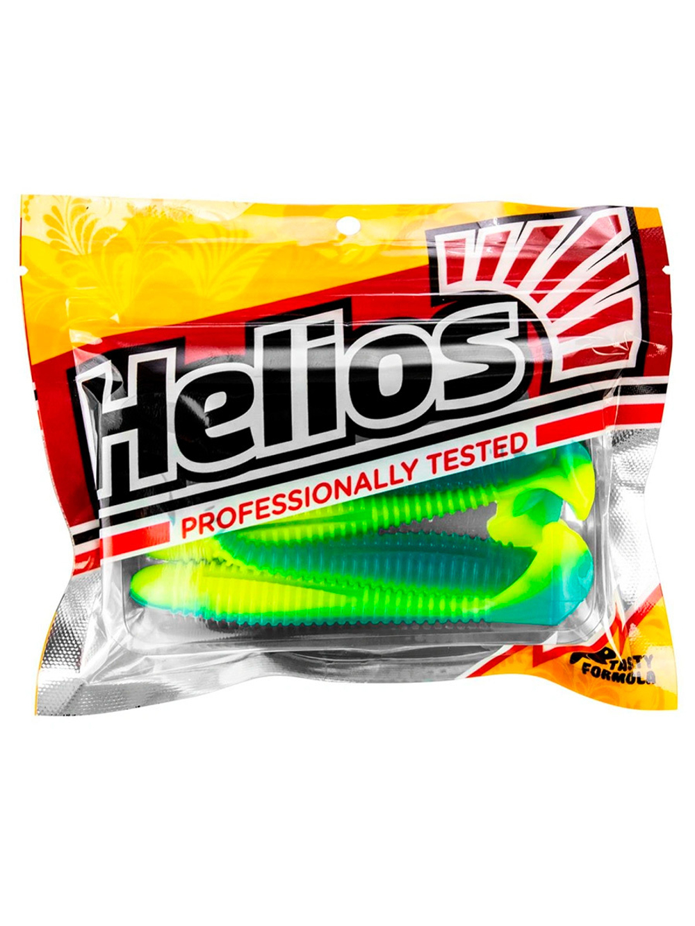 Виброхвост Helios Catcher 3,55"/9 см Black & Pearl 5шт. (HS-2-028)