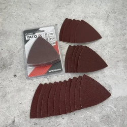 Бумага шлифовальная для реноватора 20 штук (дерево, металл, керамика), P80, P120, P240