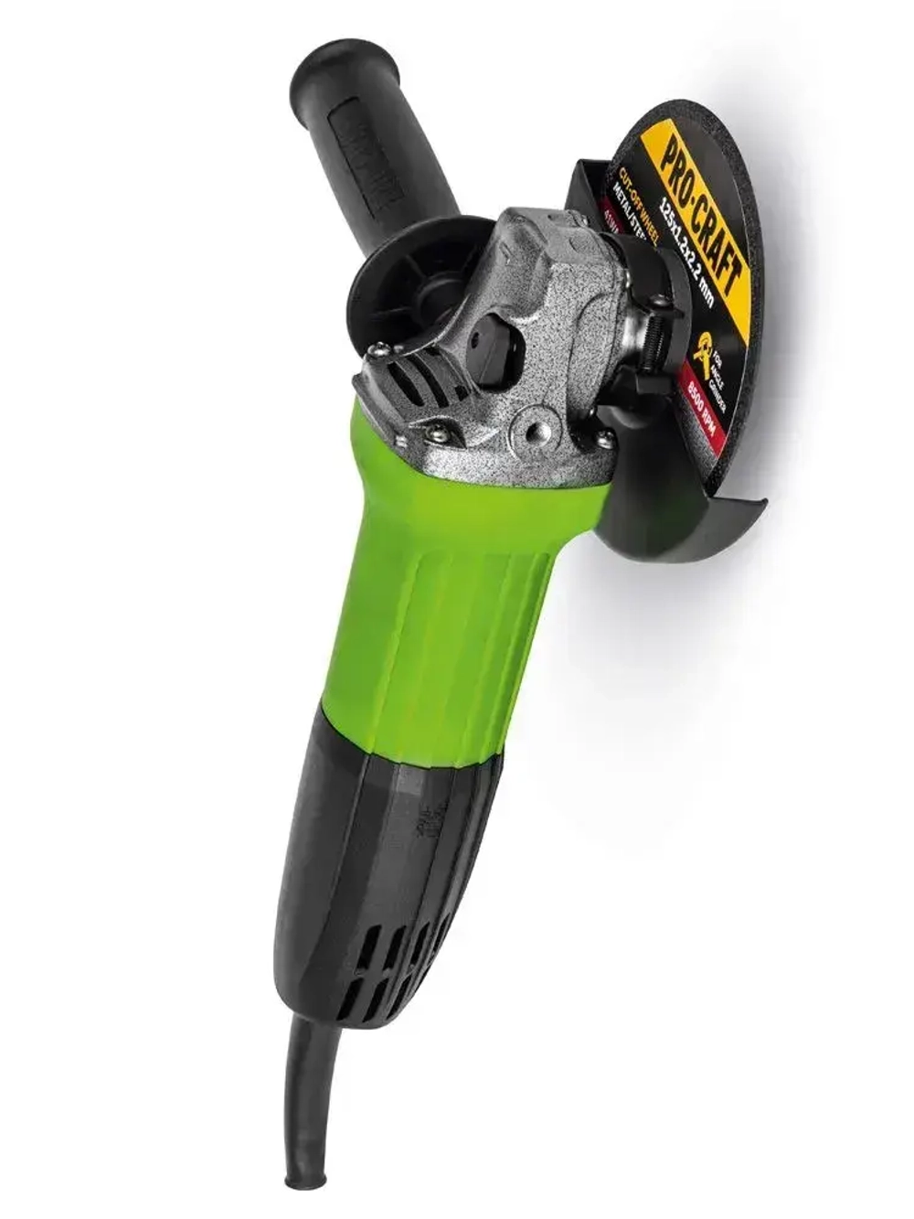 Болгарка 125 мм 1100 Вт электрическая сетевая PROCRAFT PW1100 ушм щеточная