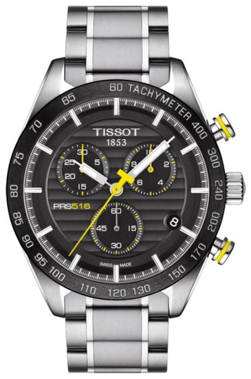 Мужские швейцарские наручные часы Tissot T-Sport PRS 516 T100.417.11.051.00