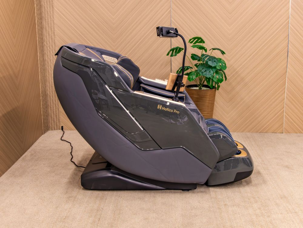 Массажное кресло Hatico Pro Spirit SL 4D – Серый космос