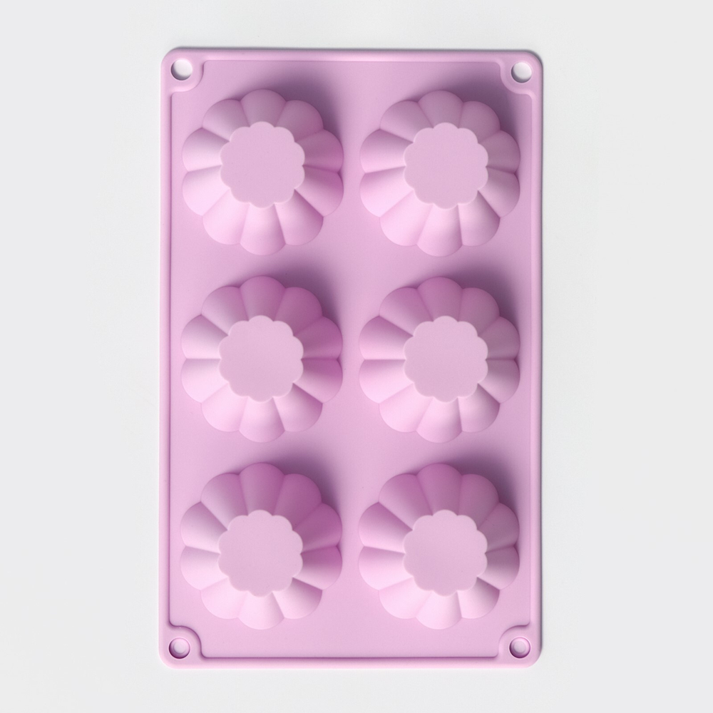 Форма для выпечки и муссовых десертов 29,5*17,5*4 см "Сладости. Пудинг" (7,7*7,7*4 см)