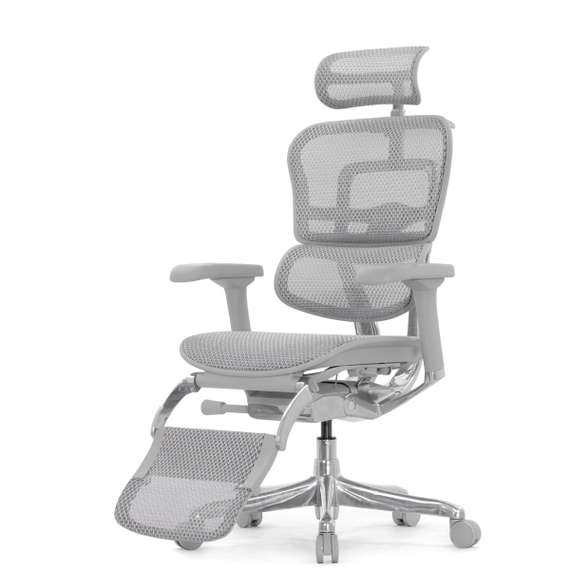 Кресло FALTO Ergohuman Elite 2 ( серый каркас /сетка светлаяT-168-B2 Natural)