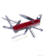 Нож Victorinox Climber красный прозрачный, 1.3703.T