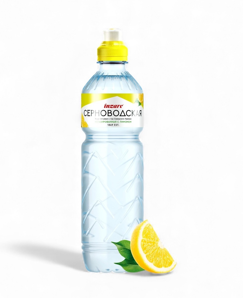 Серноводская вода питьеваяя минеральная вода с лимоном
