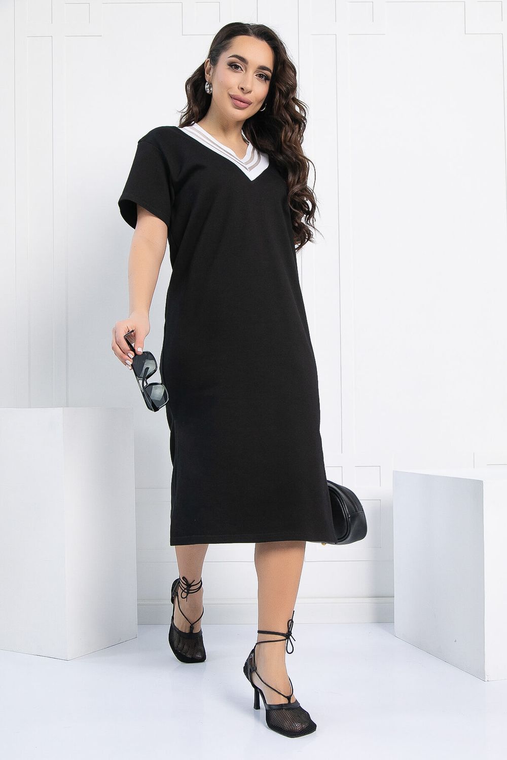 Платье Свобода движения (черное) П12999-7М LT Collection