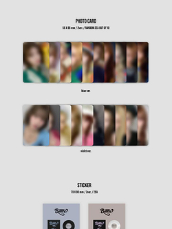 Альбом BILLLIE - SIDE-B : MEMOIRS OF ECHO UNSEEN 1st Single Album POCAALBUM 2 Version SET
