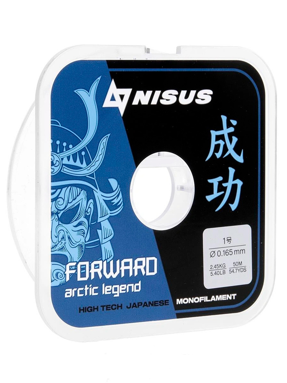 Леска для рыбалки Nisus FORWARD ARCTIC LEGEND Nylon Transparent 0,286mm/50m (N-FAG-0.286-50)