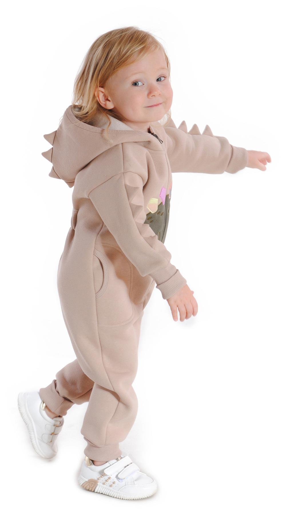 Комбинезон с начесом для девочки 2-8 лет Fleur de Vie