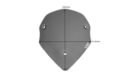 WS350LS CNC RACING SPORT WINDSCREEN SMOKE (MTS)
