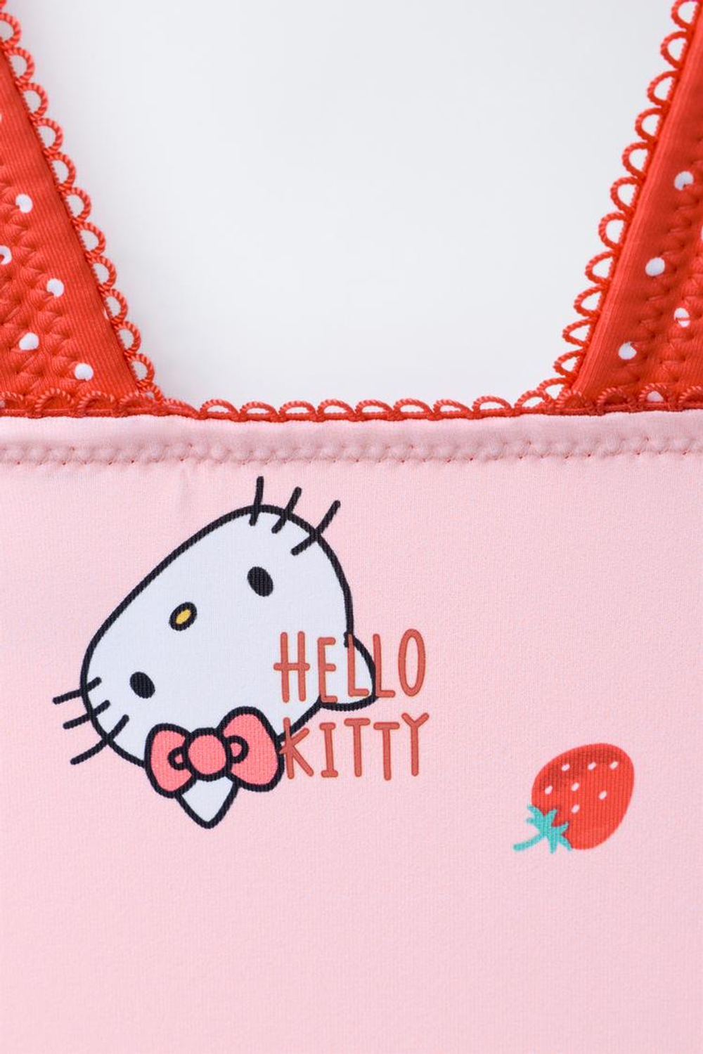 ZARA /КУПАЛЬНИК С ПРИНТОМ HELLO KITTY © SANRIO, РОЗОВЫЙ