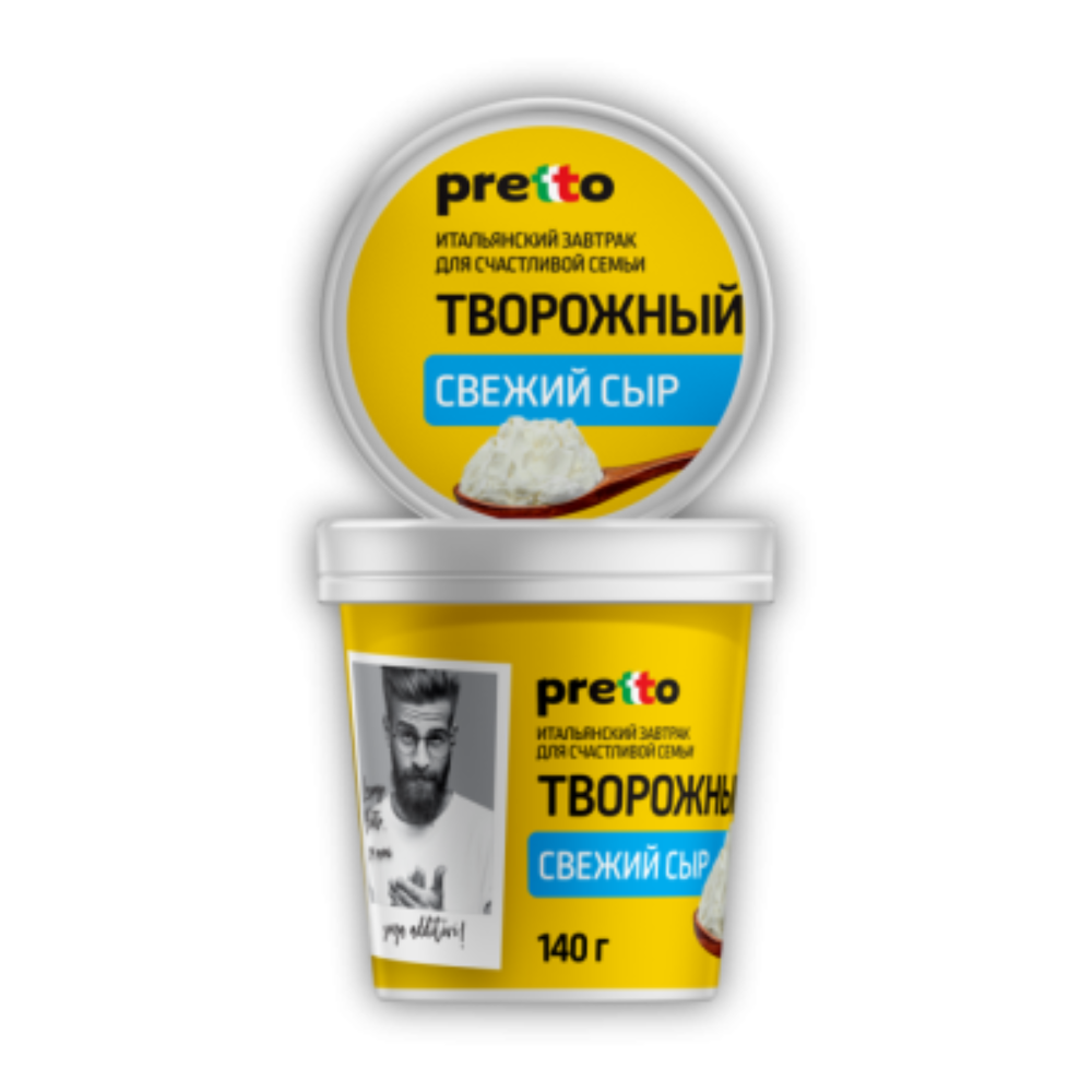 Сыр творожный Pretto 140 гр