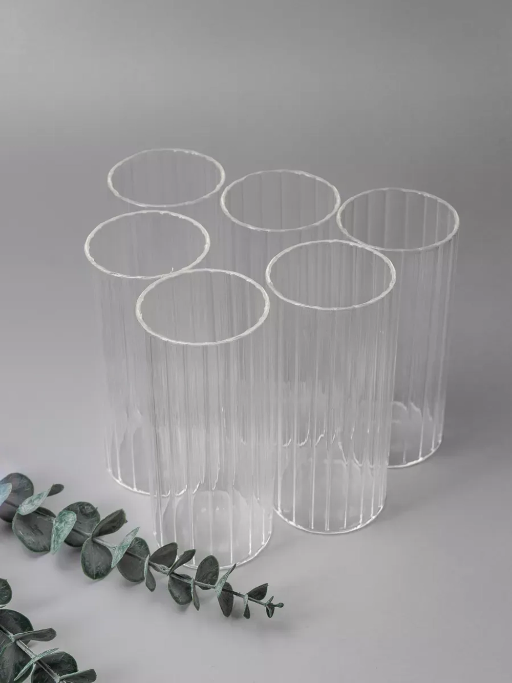 Набор рифленых стаканов, 400 мл. 6 шт.