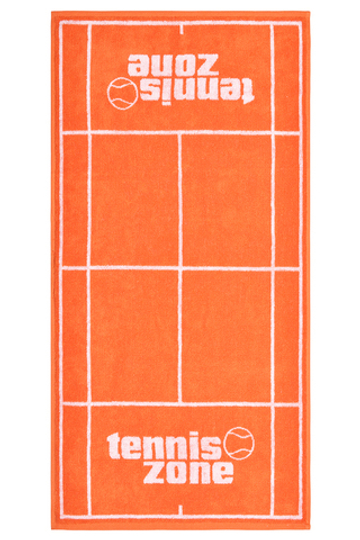 Полотенце теннисное Tennis Zone Towel Court&Logo - оранжевый/белый